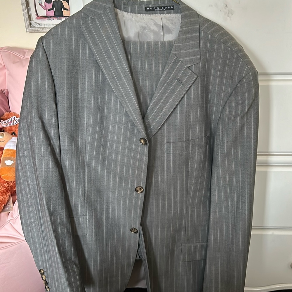 Hugo Boss Suit Wool Size 46